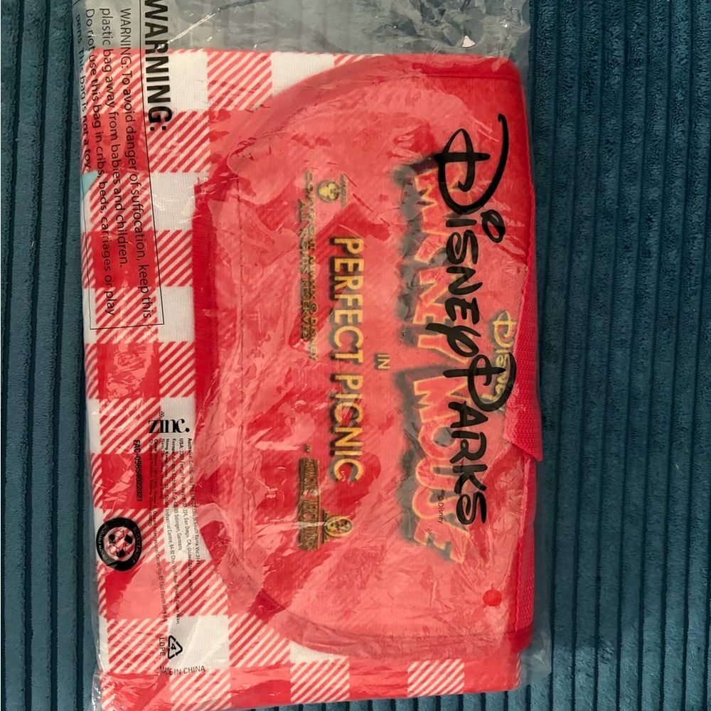 Disneyland Toontown Mickey and Minnie The Perfect Picnic Blanket - New - Picture 4 of 4
